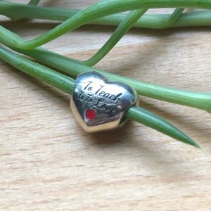 Pandora To Teach Is To Love Charm